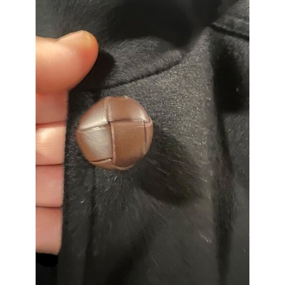 J. CREW Wool Blend Button-Up Jacket Womens 4 Black FALL tweed Dark Academia LUX - Picture 4 of 7